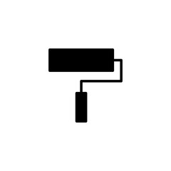 Paint icon vector illustration. paint brush sign and symbol. paint roller icon vector