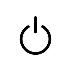 Power icon vector illustration. Power Switch sign and symbol. Electric power