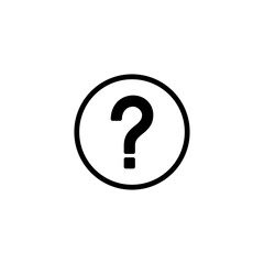 Question icon vector illustration. question mark sign and symbol
