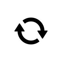 Refresh icon vector illustration. Reload sign and symbol. Update icon.