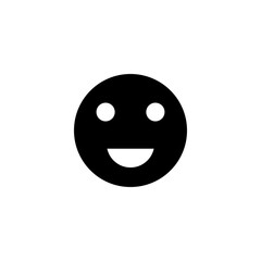 Fototapeta premium smile icon vector illustration. smile emoticon icon. feedback sign and symbol
