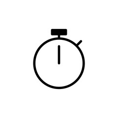 stopwatch icon vector illustration. Timer sign and symbol. Countdown icon. Period of time