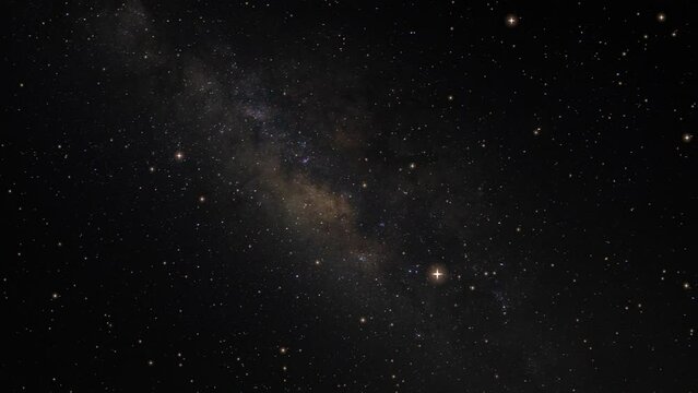 Time-lapse full frame video star Milky Way background