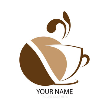 Coffee icon logo free image vector