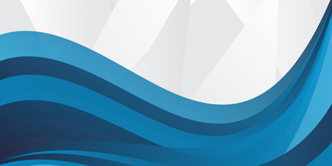 Abstract blue and white background