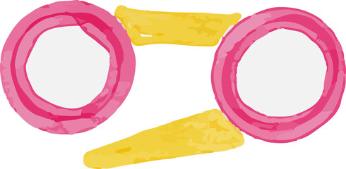Safety Pin Watercolor Clip Art