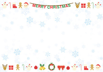 CHRISTMAS icon background digitally drawn illustration