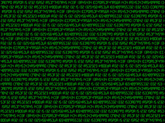 green binary code
