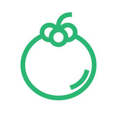 dessert food fruit healthy mangosteen sweet vegetable icon