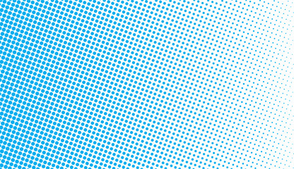 Fototapeta premium White halftone gradient background. Green blue color halftone abstract pattern. Gradient color halftone vector background.