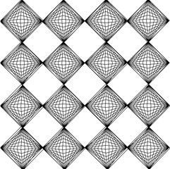 Vector line flowers square for footage background wallpaper and seamless artwork illustration texture of art graphic design isolated flat trendy design for fabric cotton beautiful pattern colorful