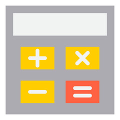 Calculator flat style icon