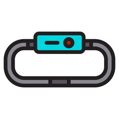 Smart watch color line style icon