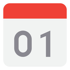 Calendar flat style icon