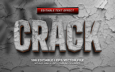 crack text effect