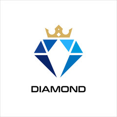 Diamond logo design Template