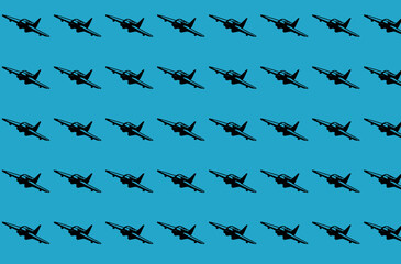 Airplane background 