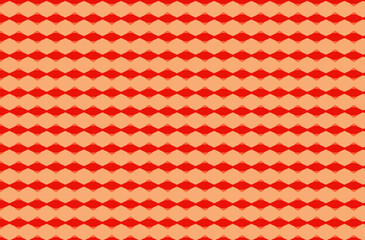 Red seamless geometric pattern with triangles
