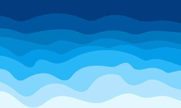 abstract patterns blue sea ocean wave vector
