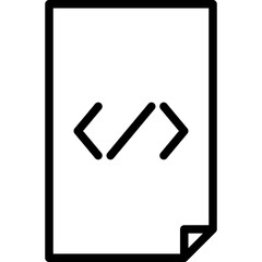 Source code outline icon