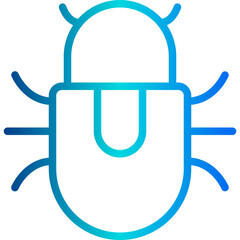 Bug outline icon