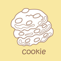 Alphabet C For Cookie Digital Stamp