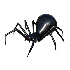 Realistic spider 3d rendering Clipping path..