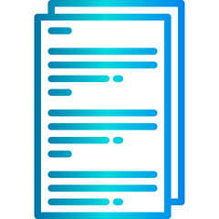 Script outline icon