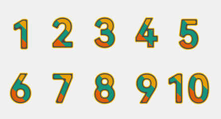 アイコン　数字　素材
