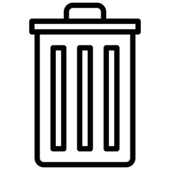 Trash outline icon