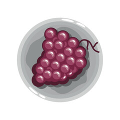 bunch grapes icon