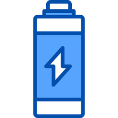 Energy blue outline icon