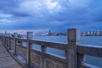 Scenery of urban architecture in Nanchang City, Jiangxi Province, China