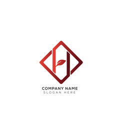 Naklejka premium Minimal letter h logo with black and white