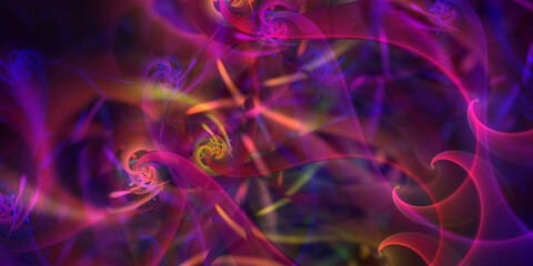 Fraktal Design Hintergrund Motiv für Druck und Web