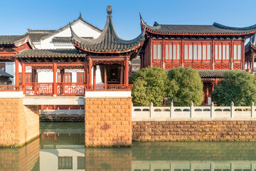 A traditional garden in the Jiangnan style