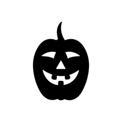 Vector illustration of Halloween Pumpkin isolated on white background. for home décor such as posters, wall art, tote bag, t-shirt print.