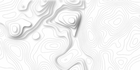 Fototapeta premium Abstract topographic contours map background, Vector contour topographic map background. Topography and geography map grid abstract backdrop.