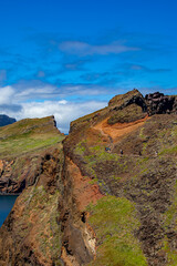 Fototapeta na wymiar Vereda da Ponta de São Lourenço hiking trail, Madeira 