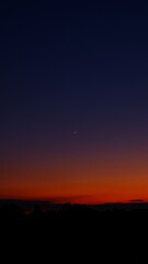 The moon and the night