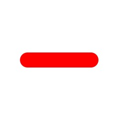 Red minus icon , red minus button icon 