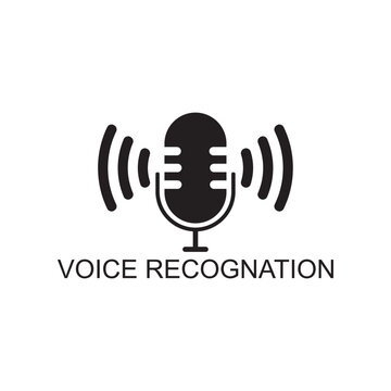 Voice Recognition Icon , Microphone Icon