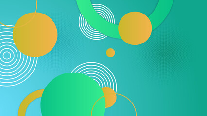 Green and yellow abstract background