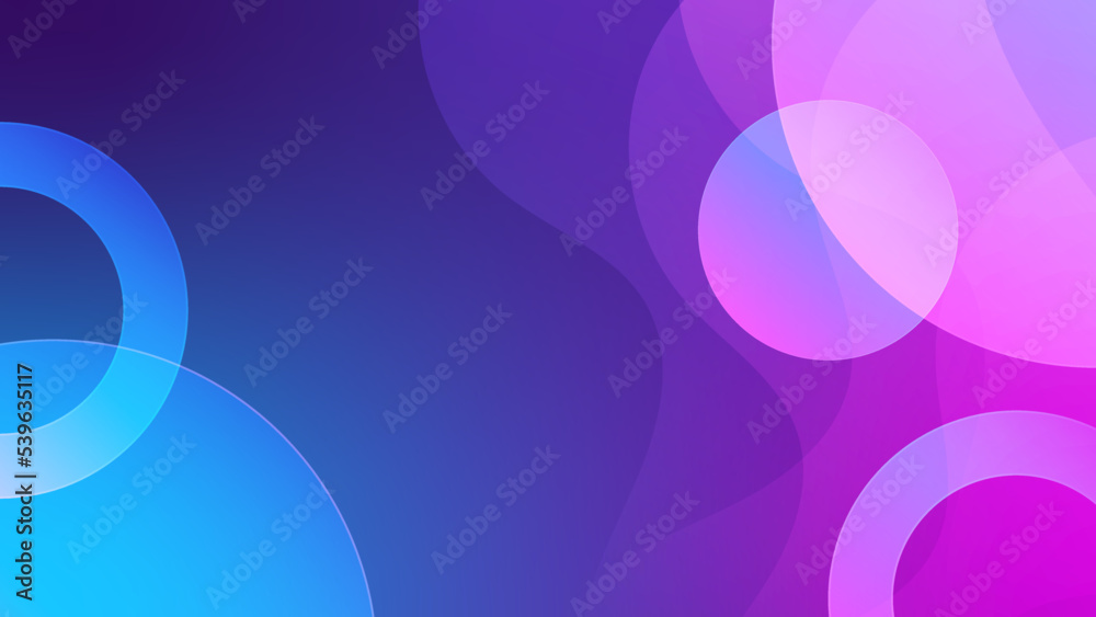 Aufkleber modern blue and purple gradient technology background. abstract futuristic tech banner with a gradie