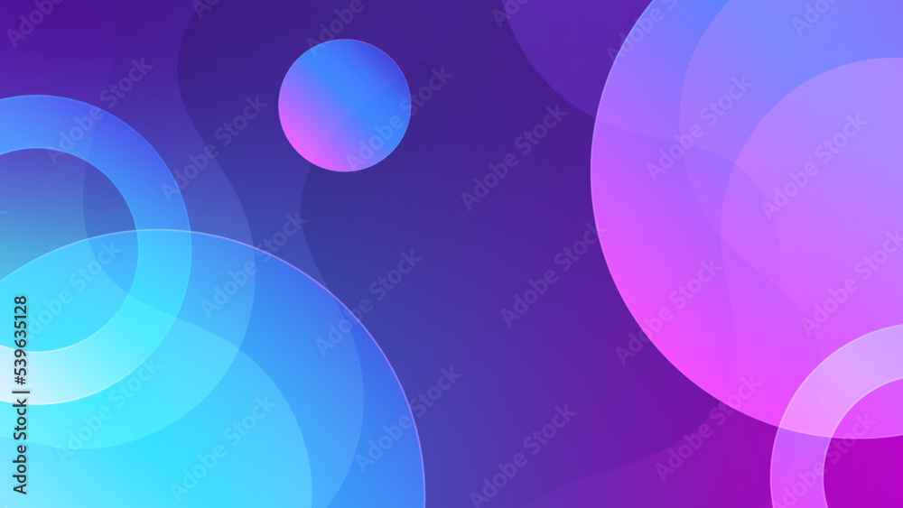 Aufkleber Modern blue and purple gradient technology background. Abstract futuristic tech banner with a gradient shape and light