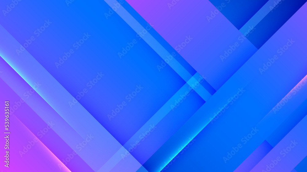 Aufkleber modern blue and purple gradient technology background. abstract futuristic tech banner with a gradie