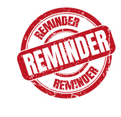 Payment reminder rubber stamp, Vector