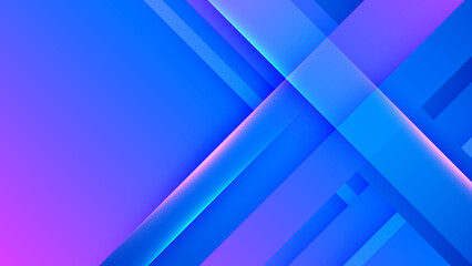 Modern blue and purple gradient technology background. Abstract futuristic tech banner with a gradient shape and light