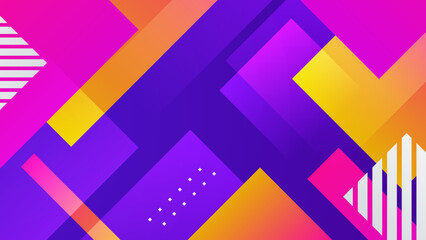 Abstract background with colorful geometric shapes. Trendy gradient geometric pattern background texture. Minimal color gradient background template for poster, certificate, presentation, landing page