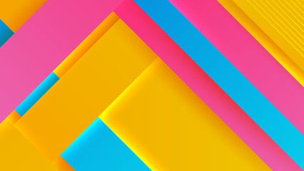 Color gradient backgrounds, abstract geometric square patterns, vector trendy line design. Simple minimal elements in line color gradient, modern pattern background